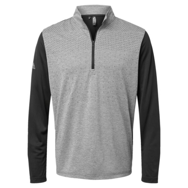 Men's Ultimate365 Heather Block Print Quarter-Zip Pullover Thumbnail