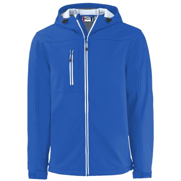 Clique Telemark Eco Stretch Softshell Full Zip Mens Hooded Jacket Thumbnail