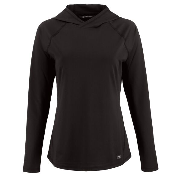 Cutter & Buck Prospect Recycled Featherlight Stretch Womens Hooded Pullover Thumbnail