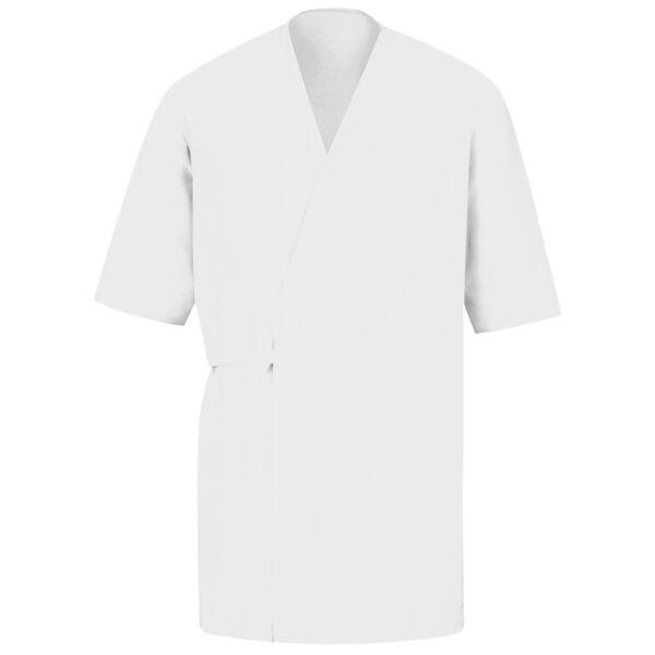 Men's Collarless Poplin Butcher Wrap Thumbnail
