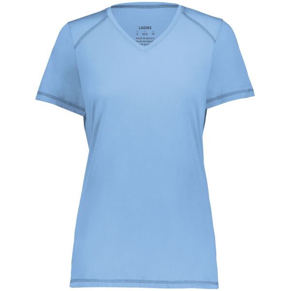 LADIES SUPER SOFT-SPUN POLY TEE Thumbnail