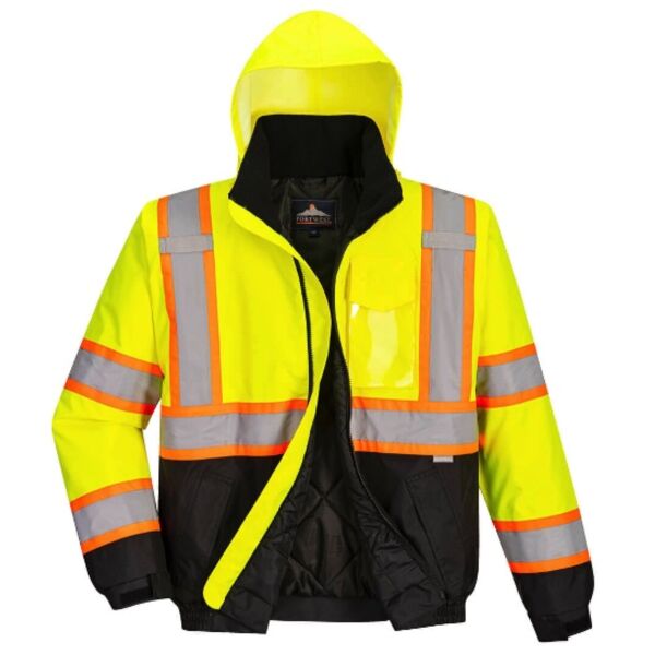 Hi-Vis Contrast Tape Bomber Jacket Thumbnail
