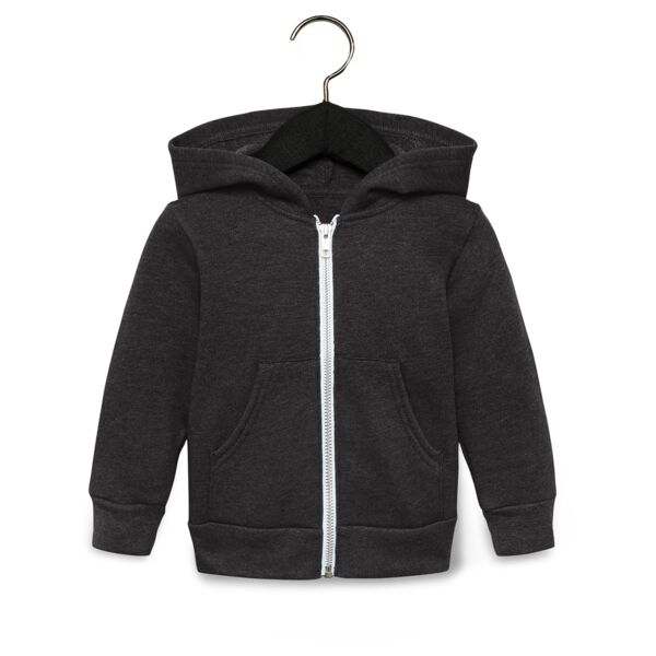 Bella + Canvas Toddler Full-Zip Hooded Sweatshirt Thumbnail