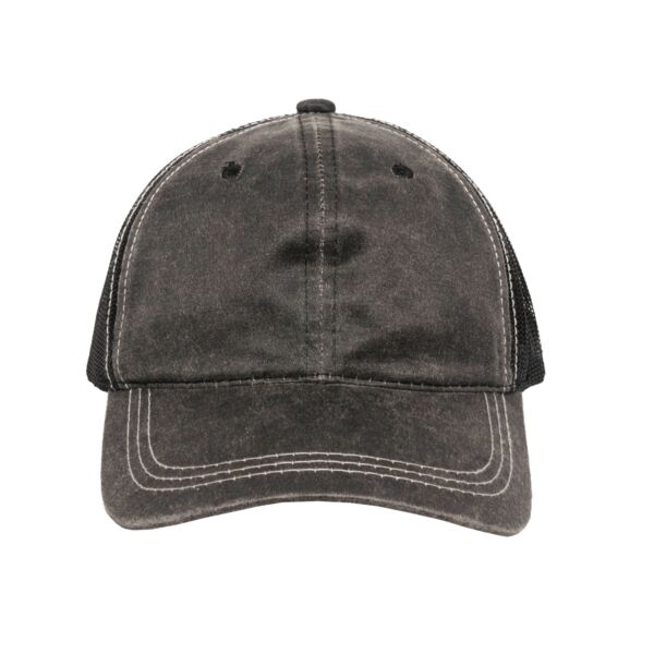 Weathered Cotton Mesh Back Cap Thumbnail