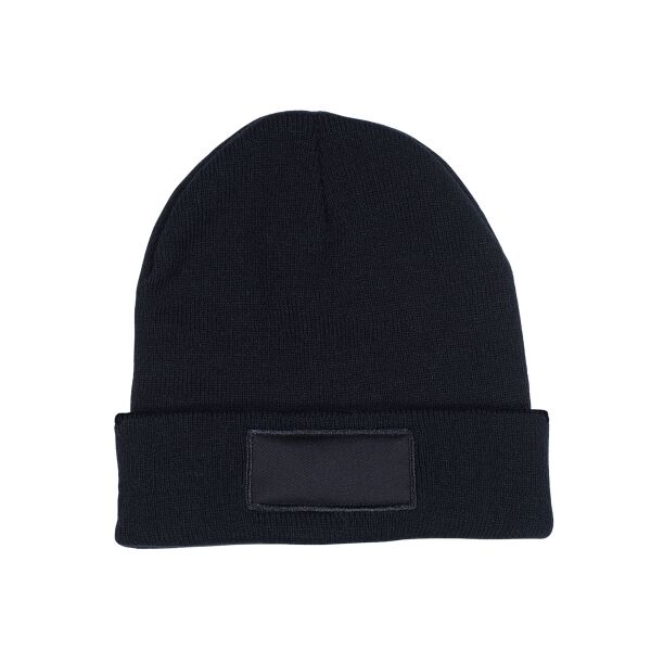 Prime Line Knit Beanie With Patch Thumbnail