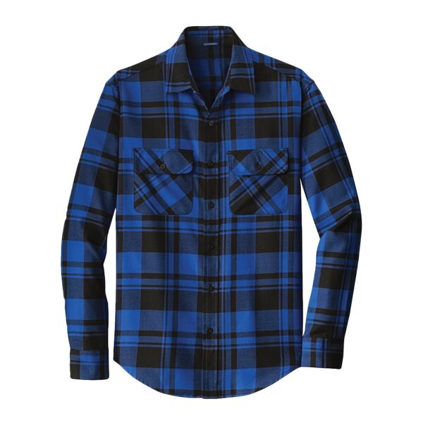 Blue Plaid Flannel Shirt - RRBWS Thumbnail