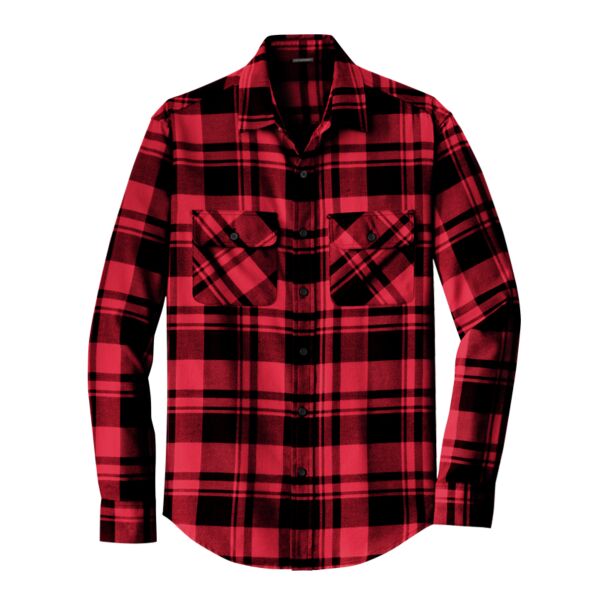 Red Plaid Flannel Shirt - RRBWS Thumbnail