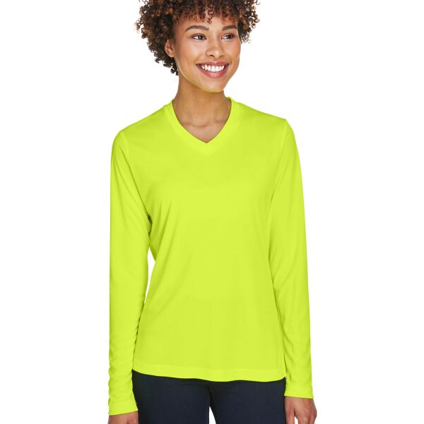 Team 365 Ladies' Zone Performance Long-Sleeve T-Shirt  Thumbnail