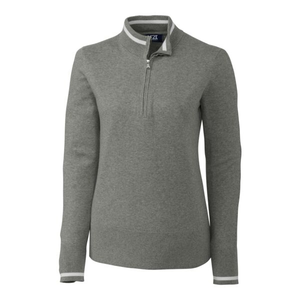 Ladies Lakemont Tipped Half Zip Thumbnail