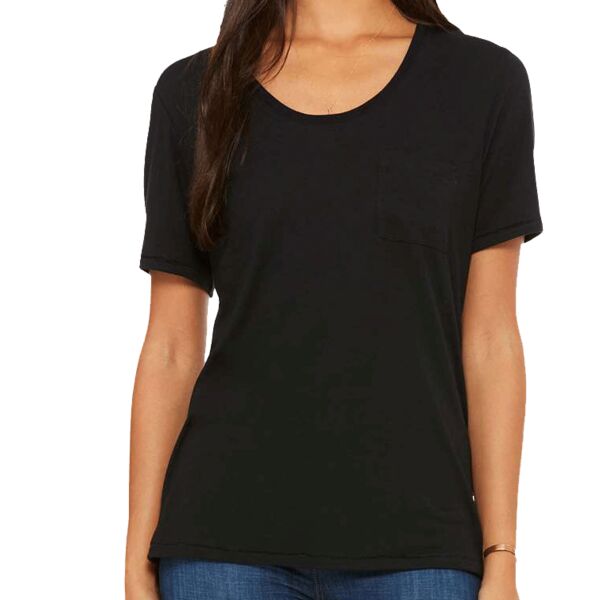 FWD Fashion Women's Flowy Pocket Tee Thumbnail