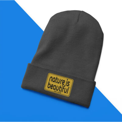 Nature is Beautiful Beanie Hat Thumbnail